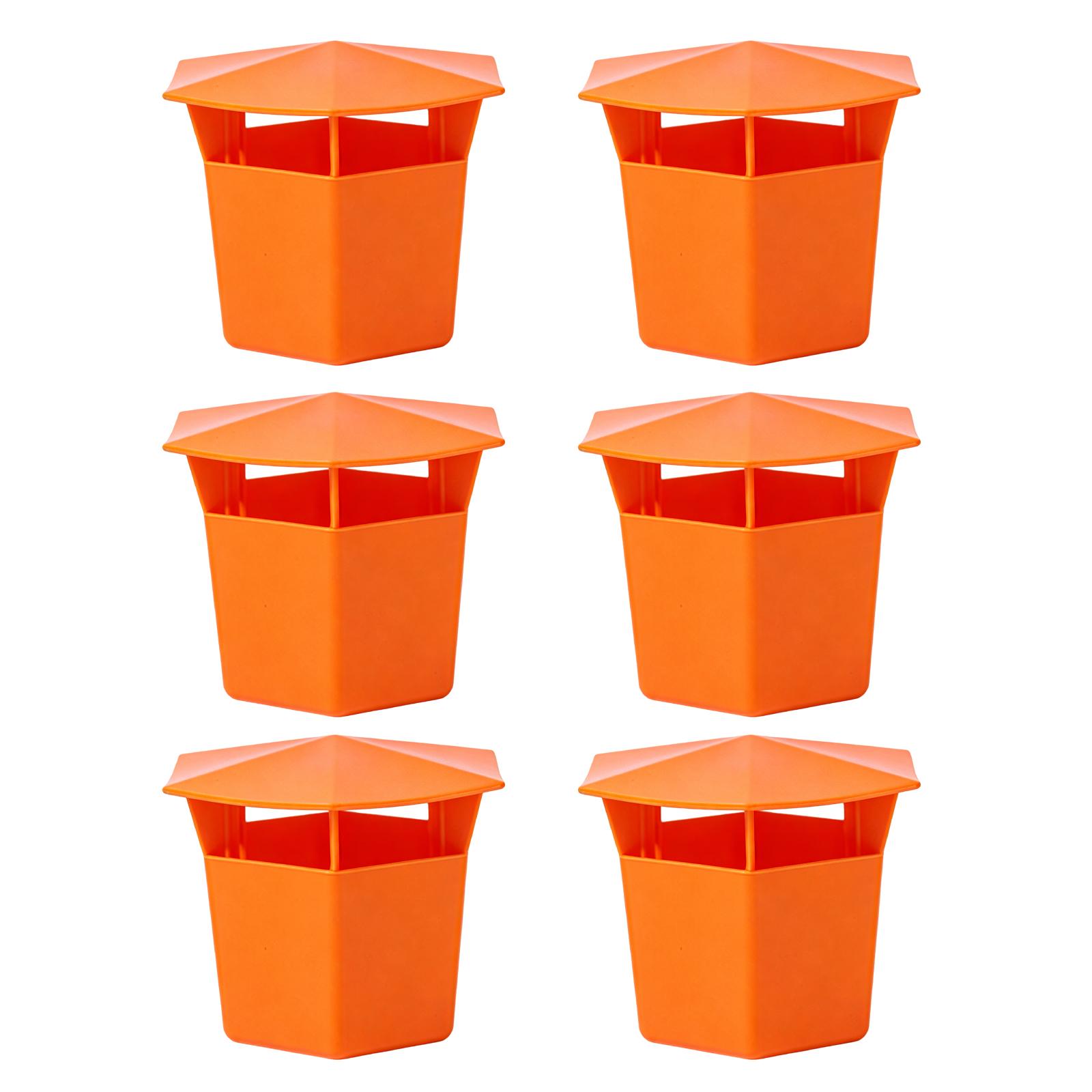 6Pcs Snail & Slug Trap Catcher Multi-Purpose Garden Plastic Slug Cage Reusable Garden Farm Protector for Pest Control Home