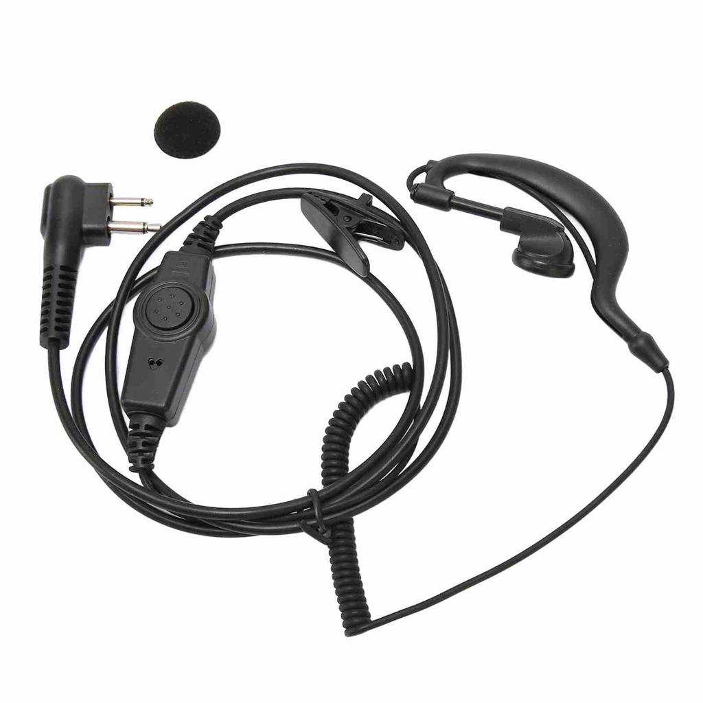 Intercom Earphone M Connector G Shaped Earhook Anti Interference Headphone For Motorola 318