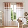 Matte Cross Hemp Plus Computer Embroidery Bamboo Cloth Curtain, Window Screen 16Ht-825A