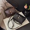 2025 new stylish and simple handbag, high-end retro versatile shoulder messenger bag, textured commuter small square bag
