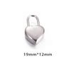 Wholsale 10pcs/lot Stainless Steel Lock Charm Fit Necklace Bracelet Padlock DIY Charm Pendant Jewelry Making