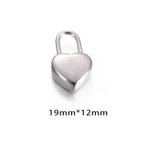 Wholsale 10pcs/lot Stainless Steel Lock Charm Fit Necklace Bracelet Padlock DIY Charm Pendant Jewelry Making