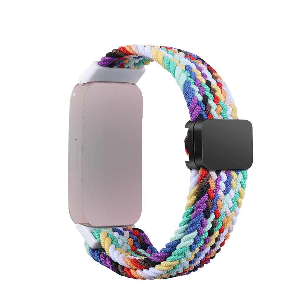 

Ремешок для часов для Huawei Band 9 8 Браслет Браслет Для Huawei Band 9 Плетеный нейлоновый эластичный магнитный тканый ремешок For Huawei band 9 8 разноцветный