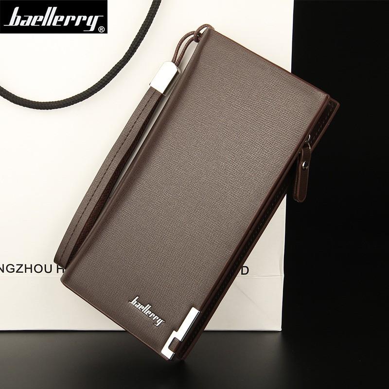Wallet Men's Long Korean Version Business Large Capacity Handbag Zipper Multifunctional