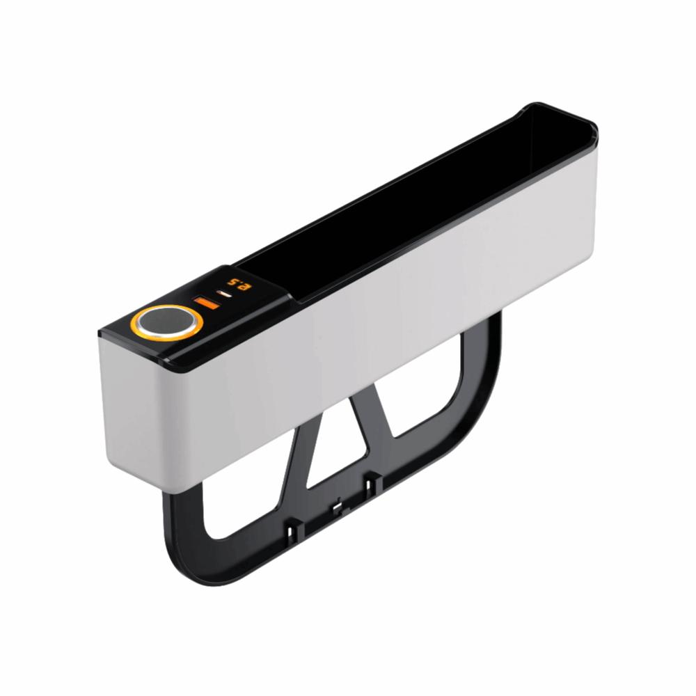Multi-Functional Car Seat Gap Storage Box Fast-Charging Seat Gap Filler  Car Interior