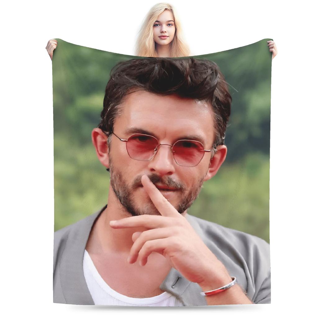 Jonathan Bailey Blanket  Warm Funny Plush Bedding Throws For Child Outdoor Flannel Bedspread Bed Cover