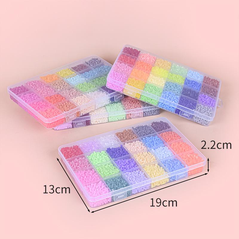 96 Colors 2.6mm Perler Beads Refill Pack - DIY Craft & Educational Toy Set