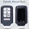 Key Fob Shell Case Replacement Fits for Honda Civic Accord CRV Pilot Passport ight Hybrid EX LX 2016 2017 2018     Keyless Entry Remote Control 5