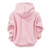 New Autumn and Winter Styles, Solid Color, Hooded, Plush, Pet Bag, Loose Fit, Pullover, Hoodie, Women's