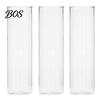 Fashionable Simple Vase Plastic Clear Cylinder Vase, Modern Flower Arrangement Transparent Unbreakable Lightweight Table Centerpiece for Home