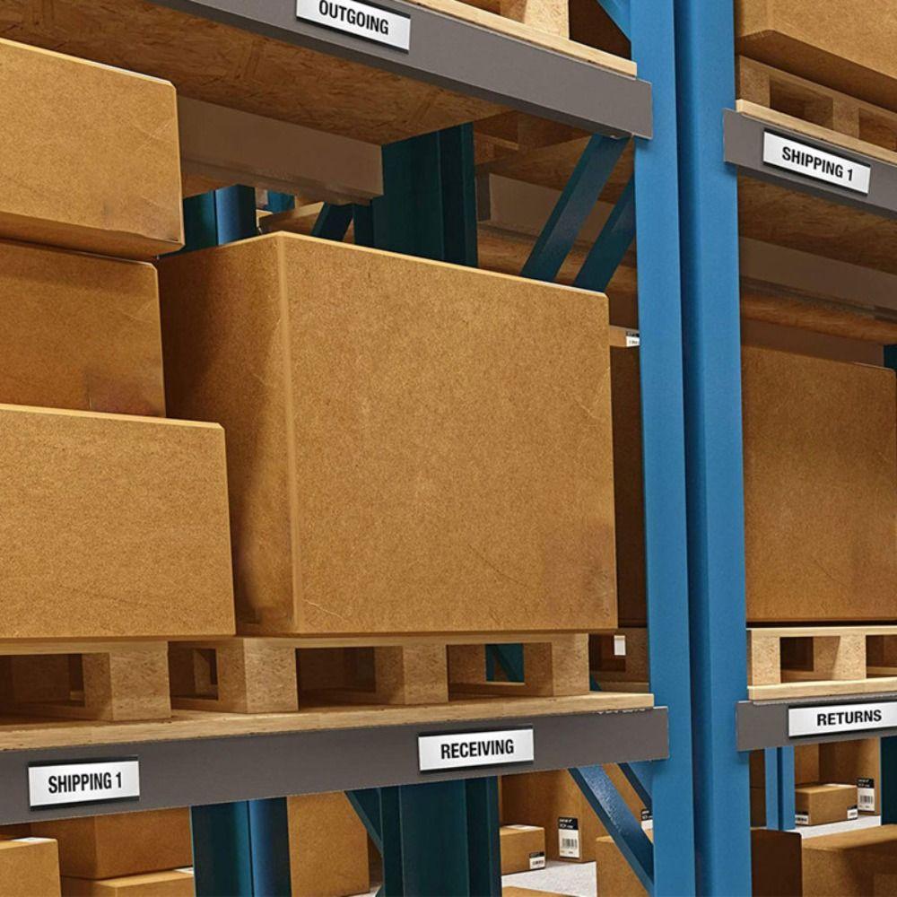 White Paper Cards Magnetic Label Holder Strong Magnet Protective Film C Channel Label Holder Adjustable Removable