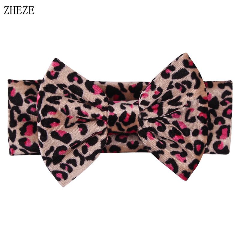 Baby Soft 5" Hair Bow Headband Kids Girls Velvet Headwrap Turband Toddler Photo Pro DIY Hair Accessories