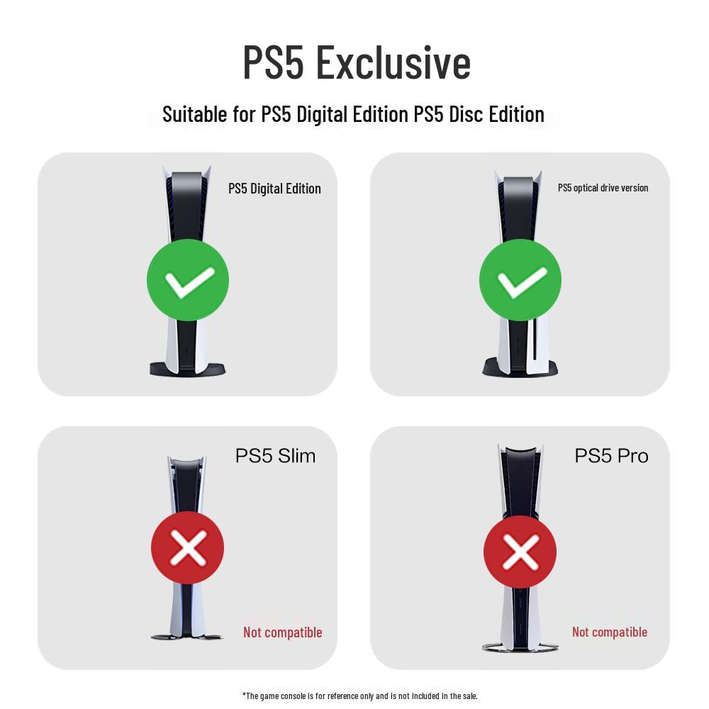 Colorful Atmosphere Lights for PS5 Digital & Disc Edition Consoles, Dynamic Logo LED Lighting
