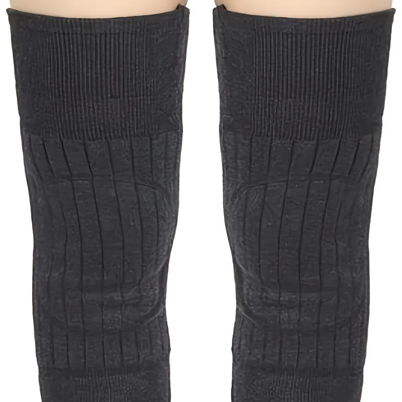 Kuschelige Winter-Kniebandagen-Ärmel - Thermische Wollunterstützung für Männer und Frauen, Knieschoner