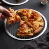 Aluminum Pizza Pan 6/8/10/12/14inch Pizza Baking Screen Mesh Pizza Tray with Hole for Oven Bakeware Outdoor Barbecue Mat