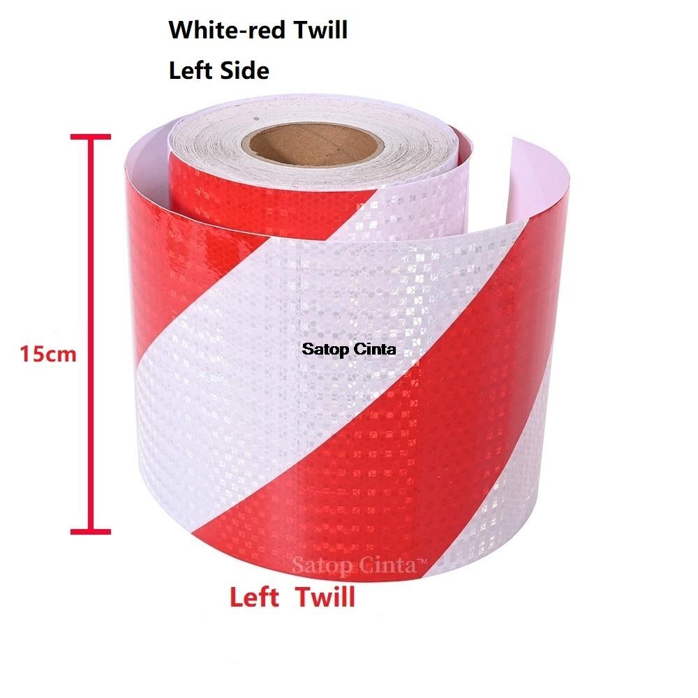 DIY 15cm*1M Twill Reflective Stickers PVC Honeycomb Self-Adhesive Warning Safety Reflectors Tapes Waterproof Strip For Car Truck
