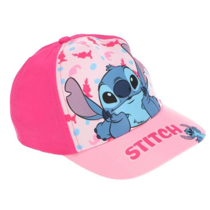 Ensemble Casquette et Lunettes UV Lilo & Stitch 4-8 ans Réglable Rose - Rose