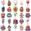 Cartoon Halloween Food Sticker Set For Guitar Notebook And Luggage Waterproof Diy Decoration 50 Pieces Nordic Style