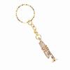 Fashionable Stylish Musical Instruments Keychain Trumpet Pendant Key Ring Gift Decoration