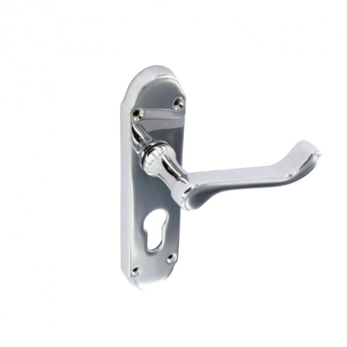 Securit Shaped Euro Lock Handle (Pack of 2)