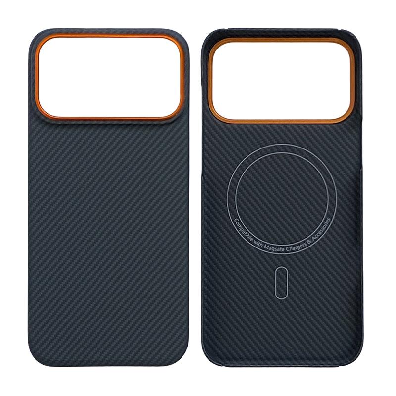 iPhone 17 Pro Kevlar Aramid Fiber Magnetic Case - Fingerprint Resistant