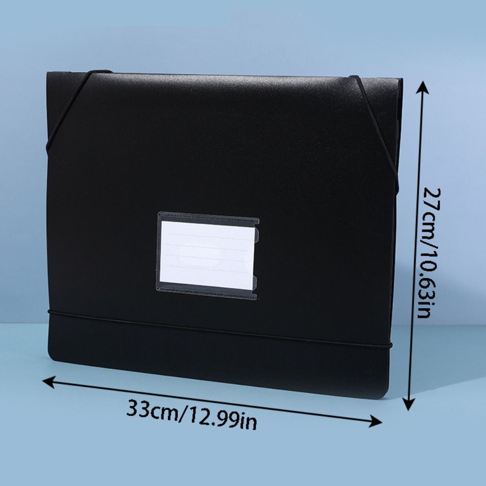 Dustproof Test Paper Storage Bag 7/13 Pockets Accordion File Folder Stationery