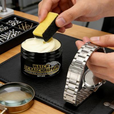 Watch Polishing Paste For Strap Screen Scratch Removal Metal Frame Renewal Shine Polishing Paste Scratch Repair Cream 30g