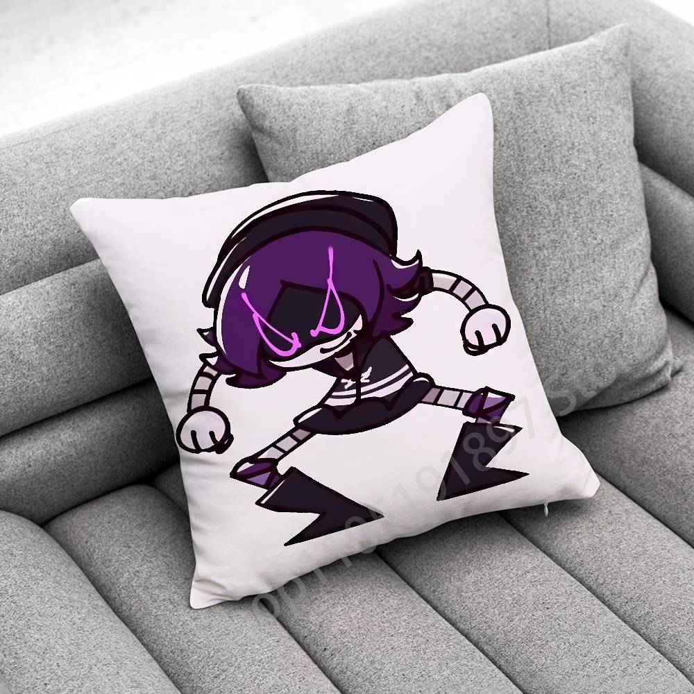 M-Murder Drones Doll N J Uzi Throw Pillow Case For 50x50cm 40x40cm 55x55cm 45x45cm 30x30cm Square Bedroom Pillowcase Cover