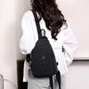 School bag simple multifunctional double-shoulder crossbody bag for women, chest bag, lightweight waterproof nylon cloth bag wholesale