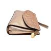 Used COACH Clutch bag Flap ClutchClutch bag Pink gold/pink leather Women