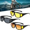 Okulary przeciwsłoneczne do samochodu do jazdy nocnej, gogle ochronne, okulary do jazdy nocnej, unisex, ochrona UV, akcesoria do wnętrza