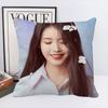 Federa Cuscino Kpop Girl IU Quadrato Camera da Letto Divano Cuscino Comfort per il Tempo Libero Decorazione Casa