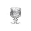 6pcs Vintage Carved Glass Mini Fruit Wine Cup Light Luxury Delicate Goblet Fashion Creative Home High Appearance Level Shot Cup