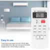 White Air Conditioner Replacement Remote Control,Universal Ac Remote Air Conditioner Remote Mini Split Remote Control for AUX YKR-H/102E
