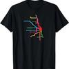 Chicago Transit Linienkarte T-Shirt CTA El U-Bahn Chicagoer T-Shirt