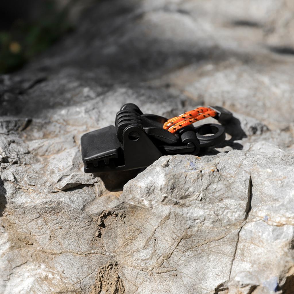 Tent Clip Plastic Rustproof Windproof Secure Grip Awning Clamp for Outdoor Activities