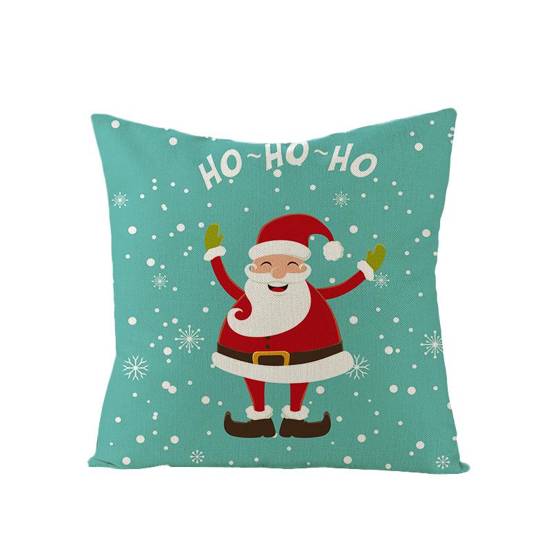 Christmas Single Pillowcase Car Sofa Cushion Cover Home Decor Pillowcase