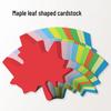 Kleurrijk Karton Blad Maple Leaf: Lege, Onregelmatige Bladvormen voor Knutselen, Schilderen & Berichten