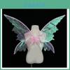 Sparkling Colorful Fairy Wings Handcrafted Angel Wings For Magical Party Costumes