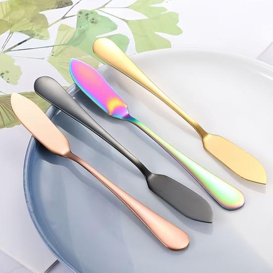 Butter Spreader Cutter Stainless Steel Ergonomic Handle Cutter for Baking And Breakfast Smooth Cream Jam