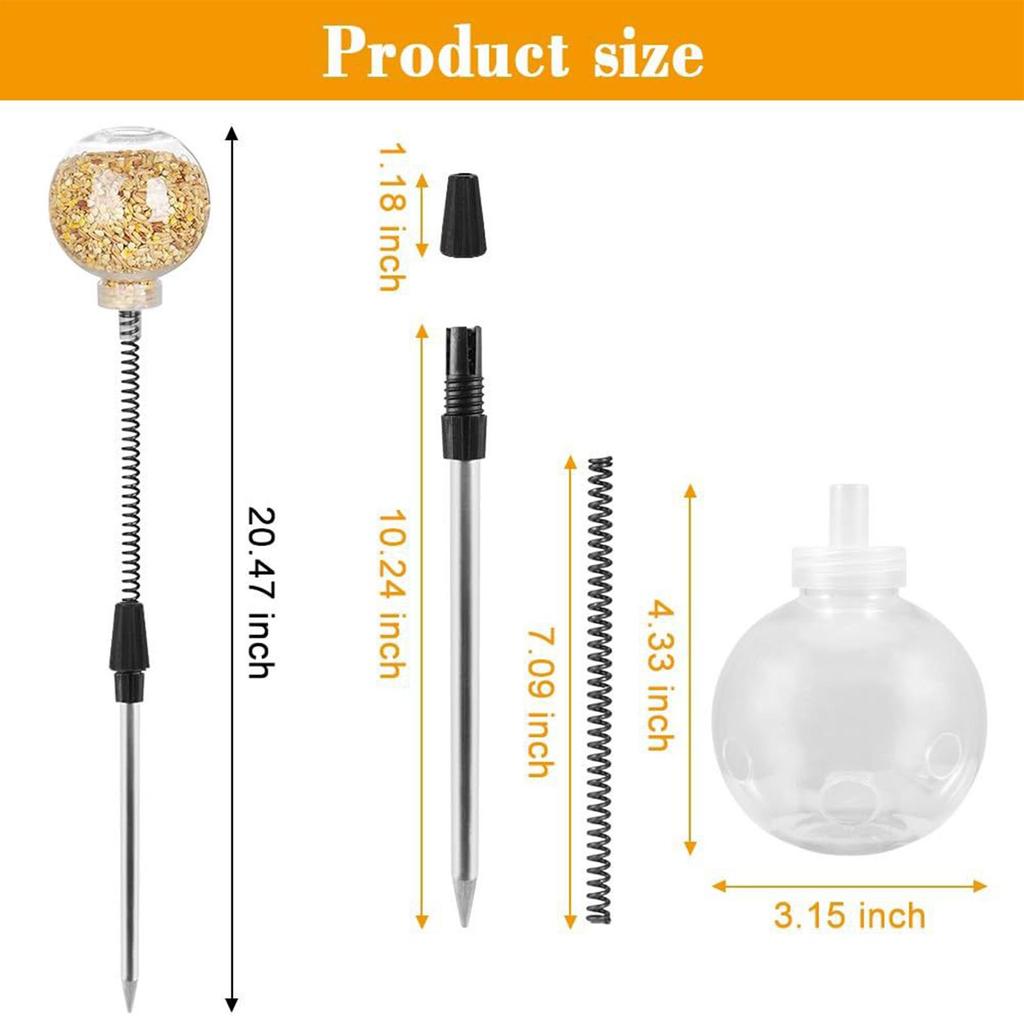 2pcs Swing Chicken Feeder Chicken Coop Pecking Toy for Boredom Busting Poultry Treat Dispenser for Boredom Busting