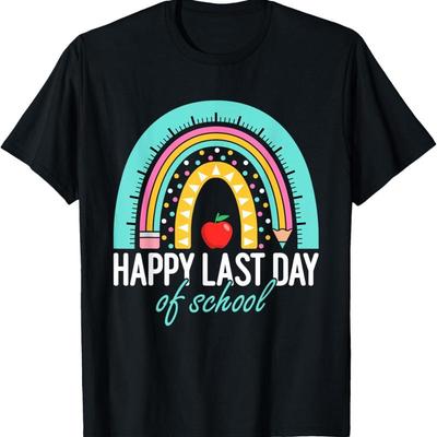 Happy Last Day Of School Teacher End Year Kids T Shirt