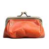 Damen Retro Mini Geldbörse mit Münzfach (Orange)