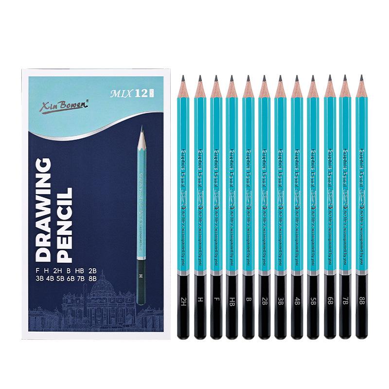 Grenzüberschreitendes Kunst-Holzkohle-Skizzierstift-Set - Weiche, Mittlere, Harte Varianten