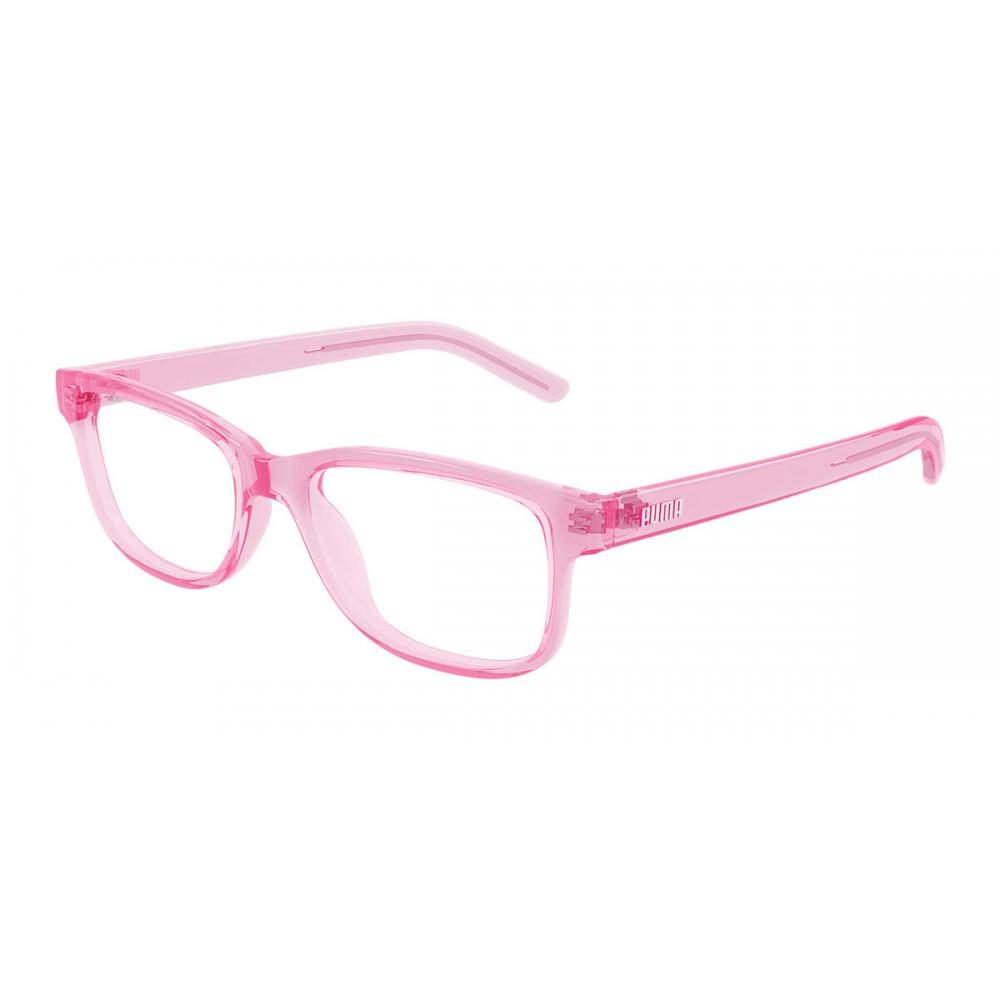 

Puma Kids 002 Kids Eyeglasses Pj0083o Transparent Pink/47-15-130