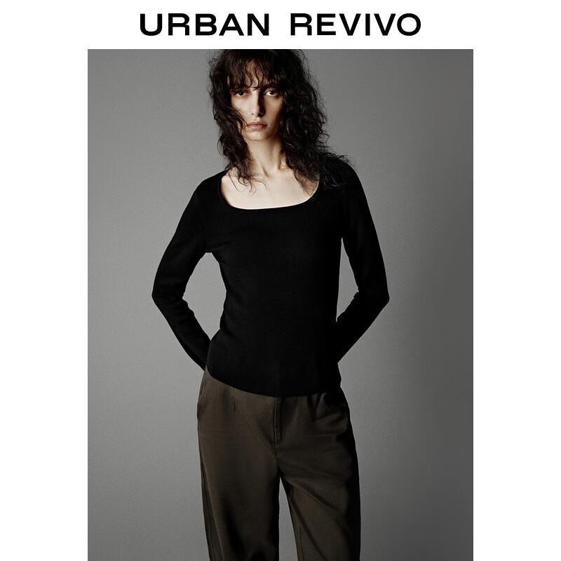 UR Women's Solid Color Short Knitted Top