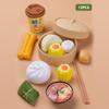 Simulations-Frühstück Kinder Rollenspiel Küchenspielzeug Miniatur gedämpfte Brötchen Knödel Chinesisches Essen Kinder Lernspielzeug