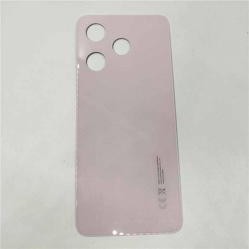 

For Xiaomi Redmi 13 4G Glass Battery Cover Back Door Panel Rear Housing Replacement рожевий