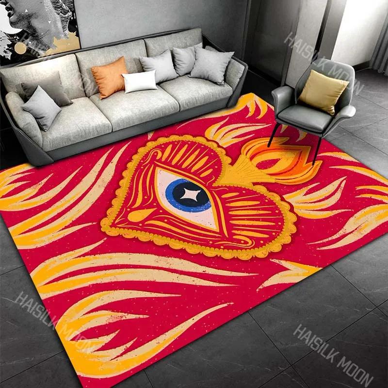 

Witchy eye Print Carpet Rug for Living Room Bedroom Sofa Decor Kids Play Home Area Rug Non-slip Mat Game Room Rugs 60*90cm