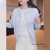 Striped Color Block Two-Piece Knit Sweater - Plus Size Slimming Style for Autumn 2025